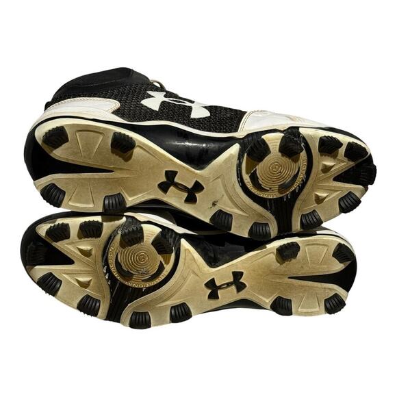 Under Armour Yard Low ST Baseball Cleats Men's Size 13 Black White - Picture 7 of 7